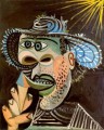 Hombre con un cucurucho de helado 3 1938 Pablo Picasso